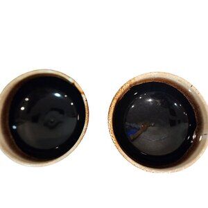 Pfaltzgraff Vintage Brown Drip Glaze Cereal Bowls Set of 2